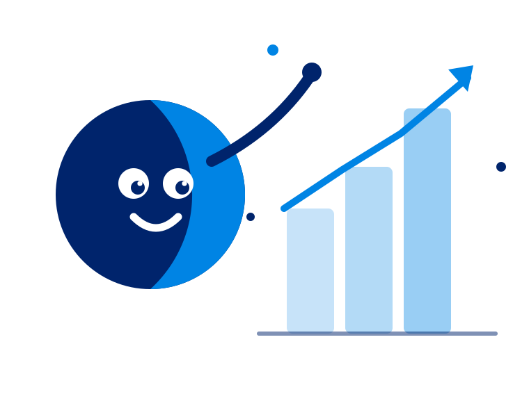 Search ranking growth illustration